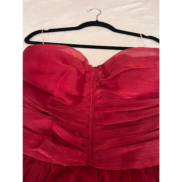 Shareen Collections Australia Kyli Red Mini Dress Size 8 New with Tags - Picture 9 of 9